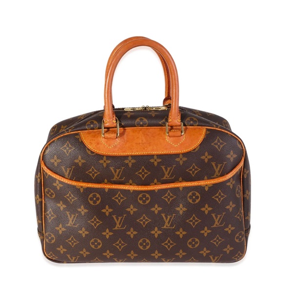 Louis Vuitton Brown LV Monogram Alma Canvas Deauville Bag Satchel Purse - Picture 5 of 11